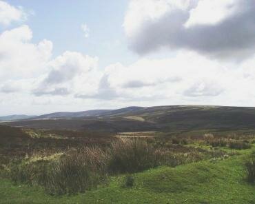 View of Exmoor and Dunkery Beacon from Porlock Common