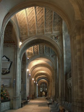 View of the south aisle, Norwich Cathedral, Norwich, Norfolk, England