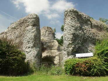Scene showing the castle entrance, Saffron Walden, Essex