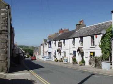 Goat Street and the Farmers Arms, St. David's, Pembrokeshire, Wales