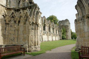 Photograph of St. Mary's Abbey, York, North Yorkshire, Great Britain
