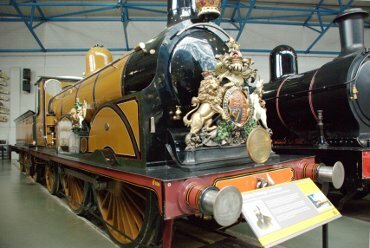 View of No 214 Gladstone, National Railway Museum, Treasurer's House, York, North Yorkshire, England
