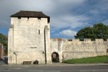 Photograph of Fishergate Tower in the city wall, York, North Yorkshire, Great Britain